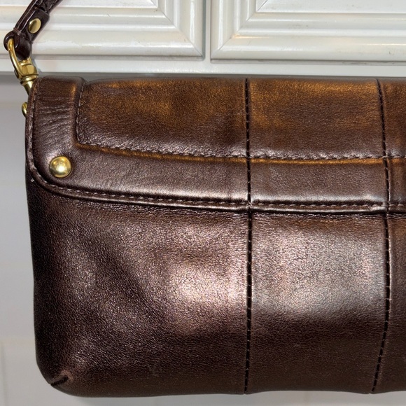 Coach Purse Bag Handbag Kristin Leather Clutch Wristlet Mini Bag Pocketbook - Picture 7 of 16